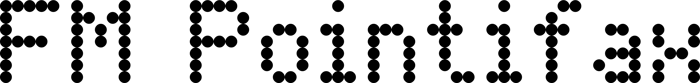 FM Pointifax font preview