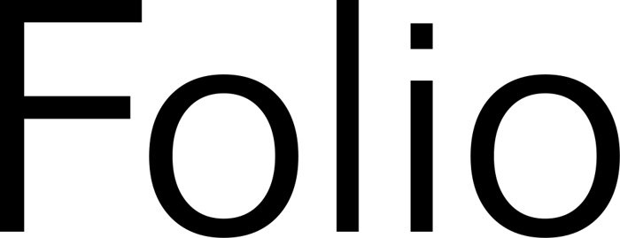 Folio font preview