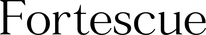 Fortescue font preview