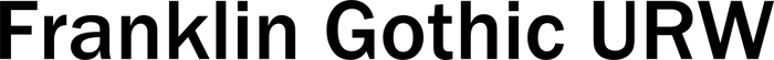 Franklin Gothic URW font preview