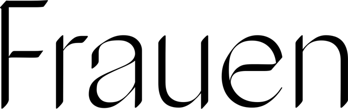 Frauen font preview