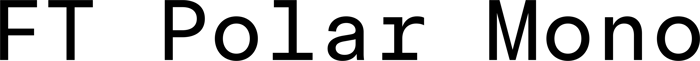 FT Polar Mono font preview