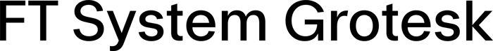 FT System Grotesk font preview