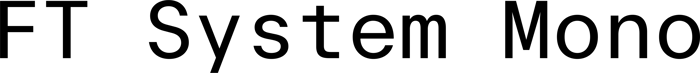 FT System Mono font preview