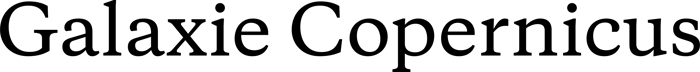 Galaxie Copernicus font preview