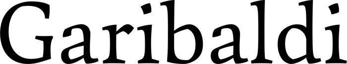 Garibaldi font preview