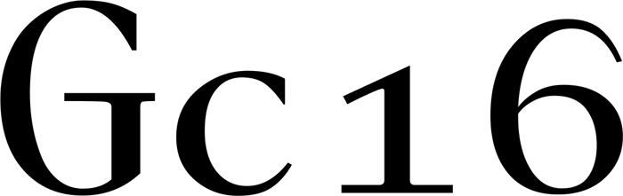 Gc16 font preview