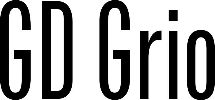 GD Grio font preview