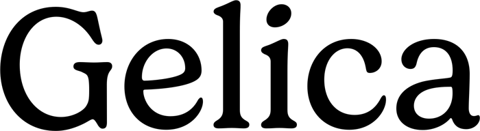 Gelica font preview