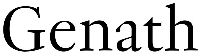 Genath font preview