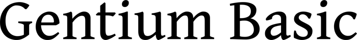 Gentium Basic font preview