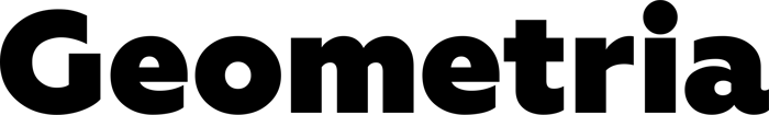 Geometria font preview
