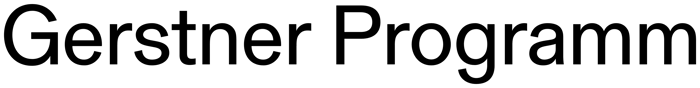 Gerstner Programm font preview