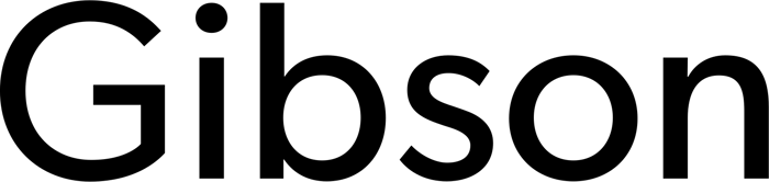 Gibson font preview