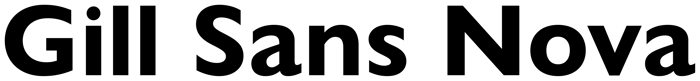 Gill Sans Nova font preview