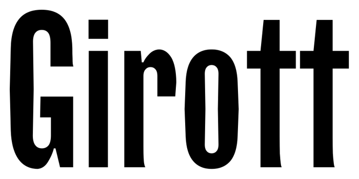 Girott font preview