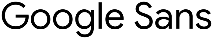 Google Sans font preview