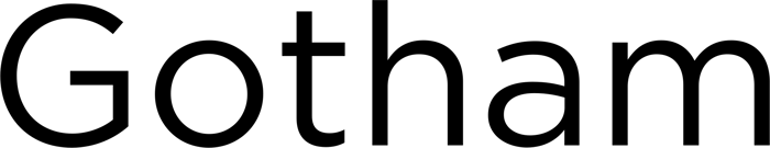 Gotham font preview