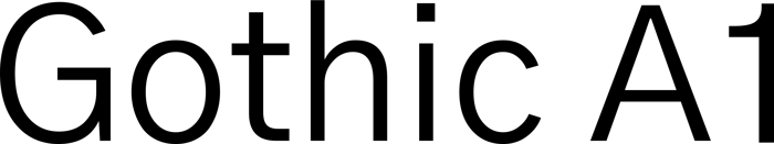 Gothic A1 font preview