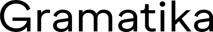 Gramatika font preview