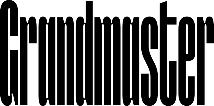 Grandmaster font preview