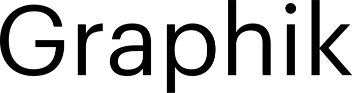 Graphik font preview