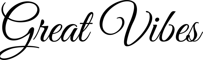 Great Vibes font preview