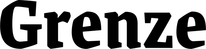 Grenze font preview