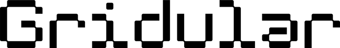 Gridular font preview