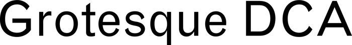 Grotesque DCA font preview
