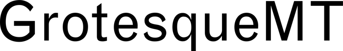 GrotesqueMT font preview