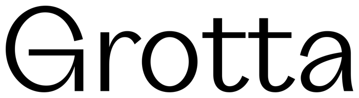 Grotta font preview