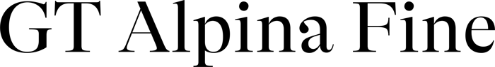 GT Alpina Fine font preview