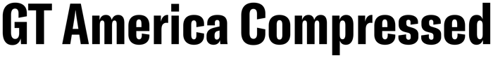 GT America Compressed font preview