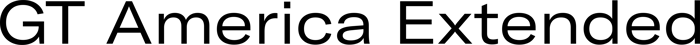 GT America Extended font preview