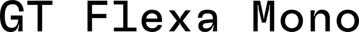 GT Flexa Mono font preview