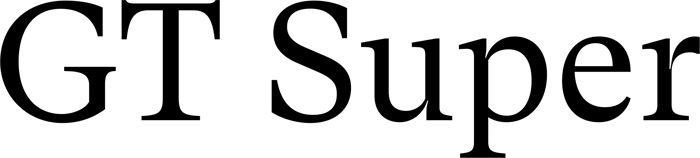 GT Super font preview