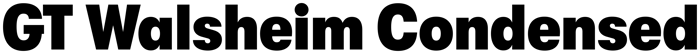 GT Walsheim Condensed font preview