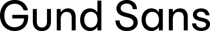 Gund Sans font preview
