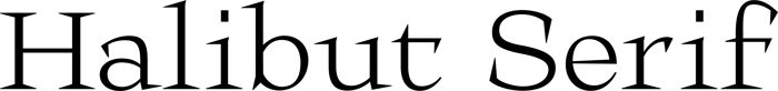 Halibut Serif font preview