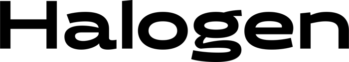 Halogen font preview