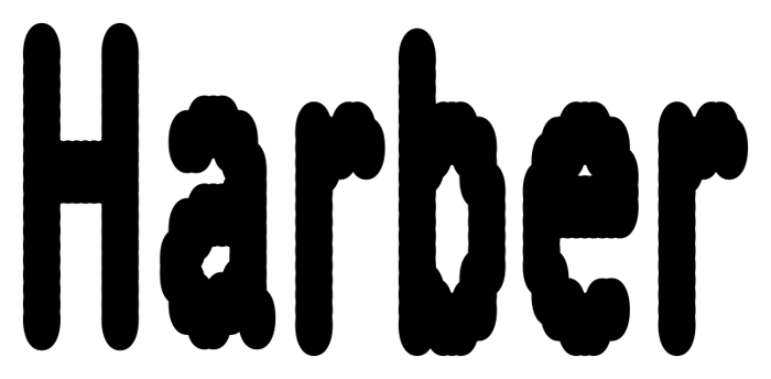 Harber font preview