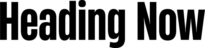 Heading Now font preview