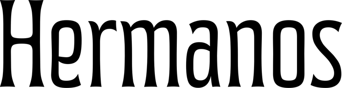 Hermanos font preview