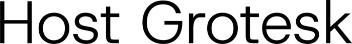 Host Grotesk font preview
