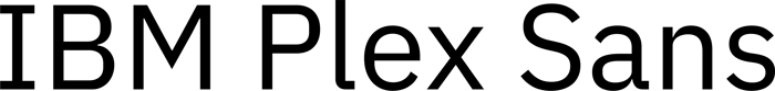 IBM Plex Sans font preview