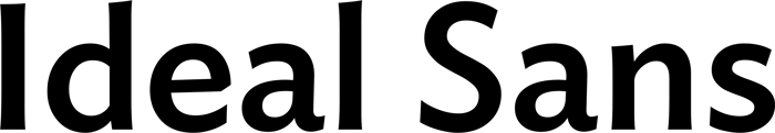 Ideal Sans font preview