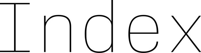 Index font preview