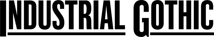 Industrial Gothic font preview