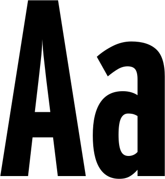 Interstate Compressed font preview
